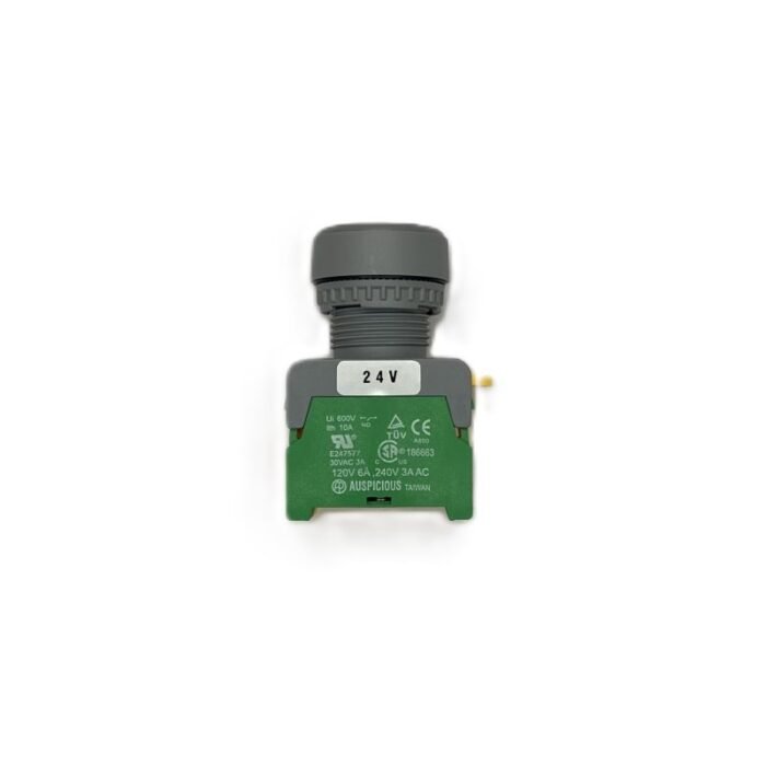 taster svetleci zuti LXB22 (24V) Auspicious - Slika 1