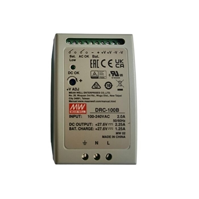 DRC-100B Mean Well DRC-100B napajanje za sigurnosne sisteme - Image 1
